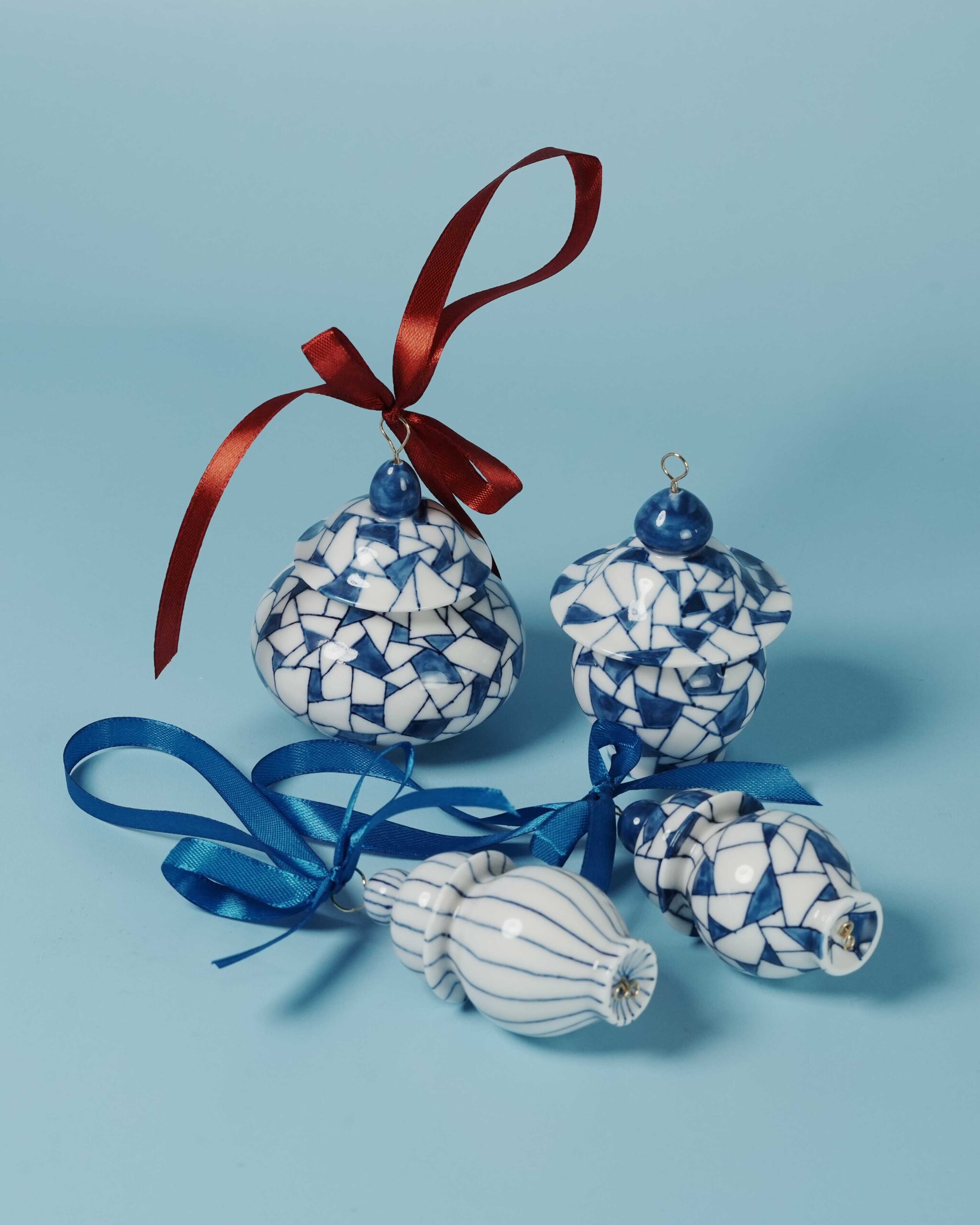 Ginger Jar Christmas Ornaments