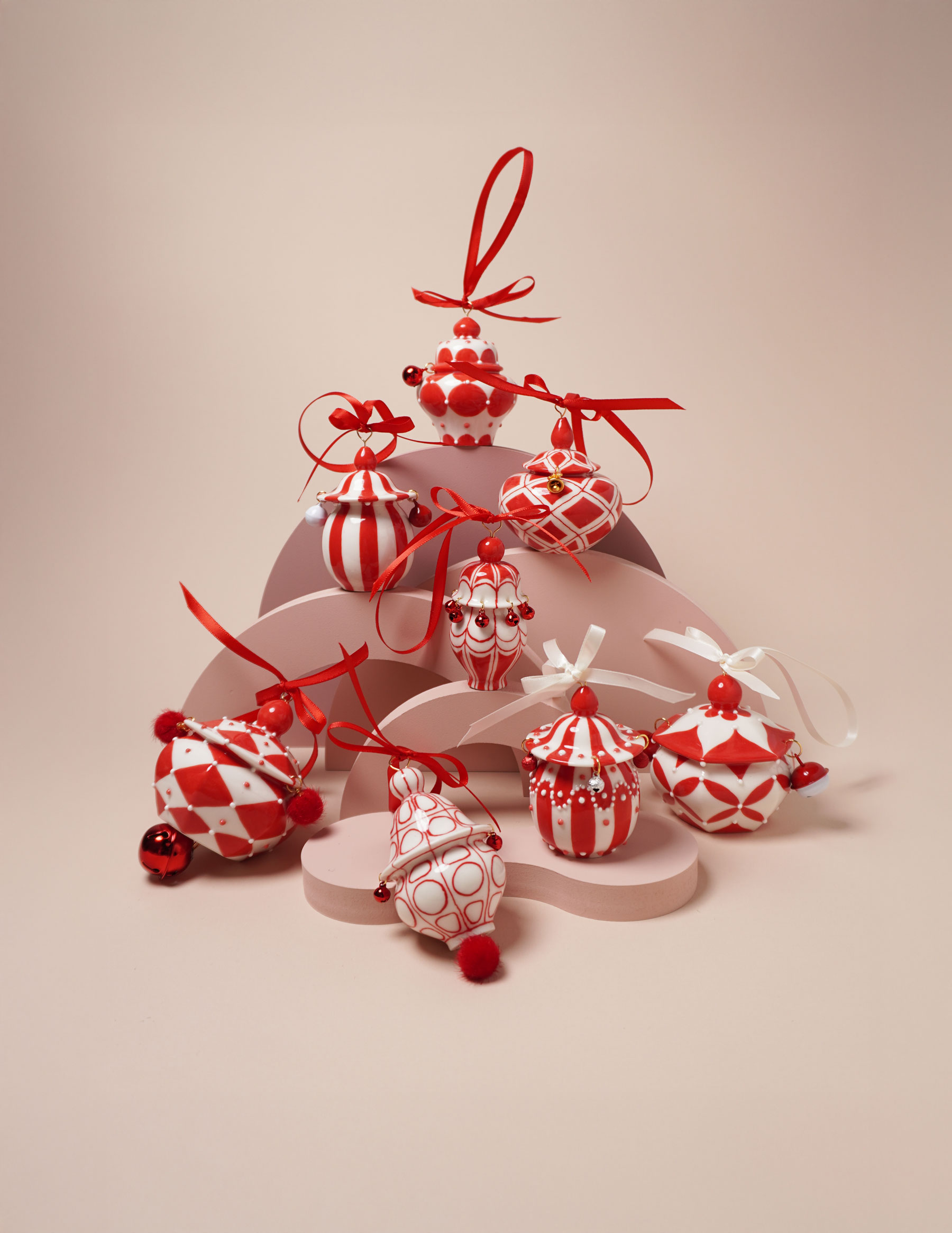 Ginger Jar Christmas Ornaments