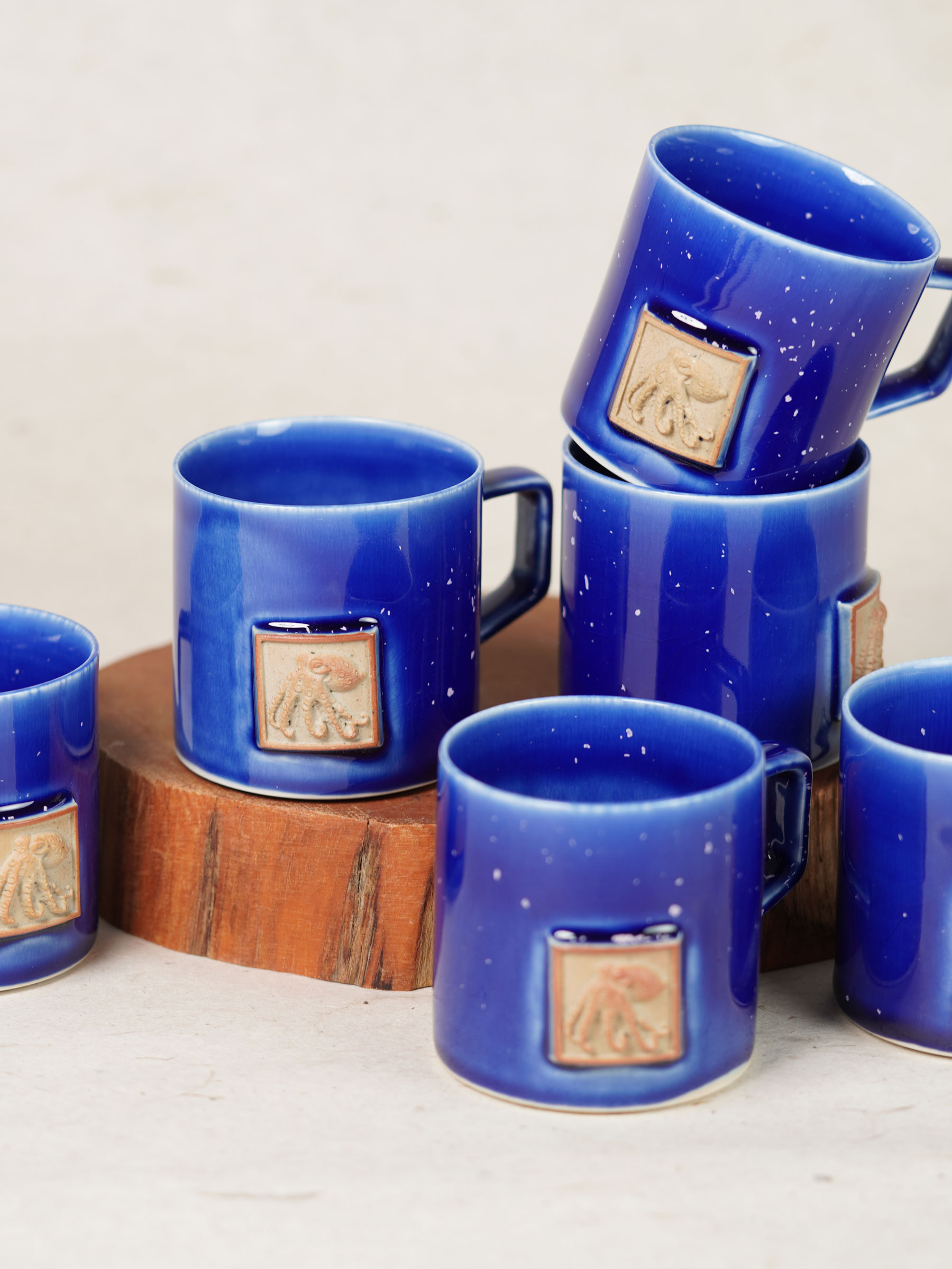 Mesmerising Blue-Ringed Octopus Espresso Mug